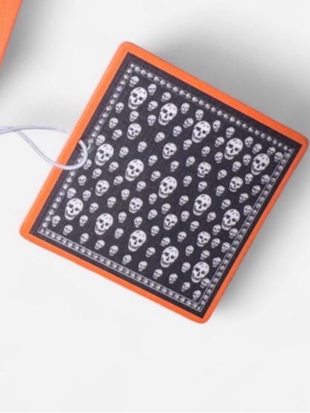 NWT ⚜️🖤⚜️ Piper K Halloween Skull Satin Bandana - Picture 3 of 10